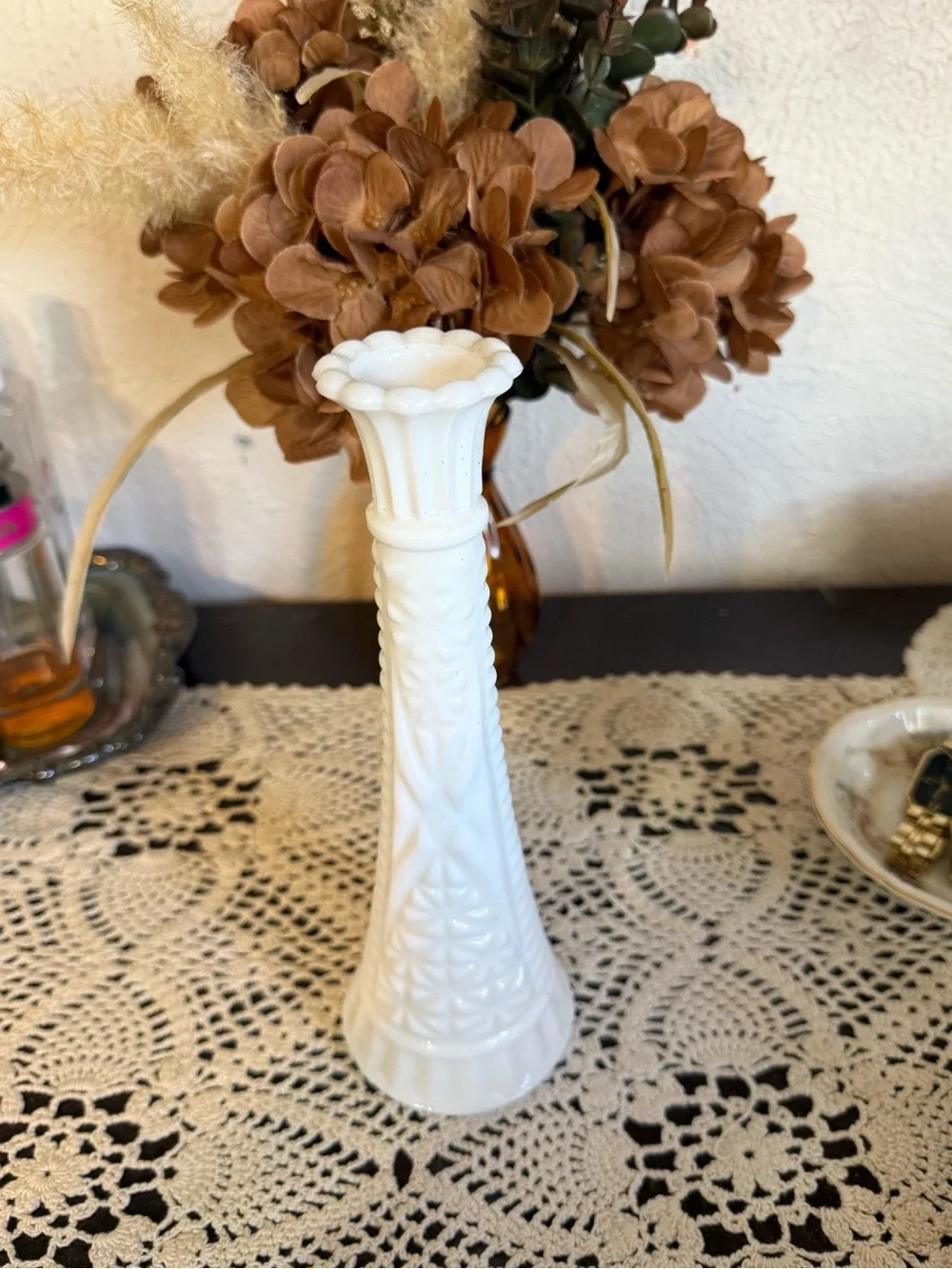 VTG Milk Glass Vase